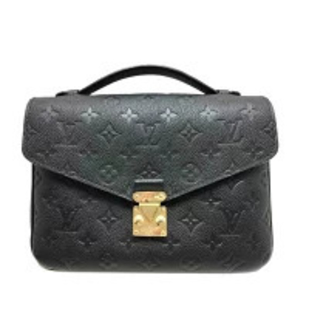 LOUIS VUITTON Pochette Metis Monogram Empreinte Noir Black